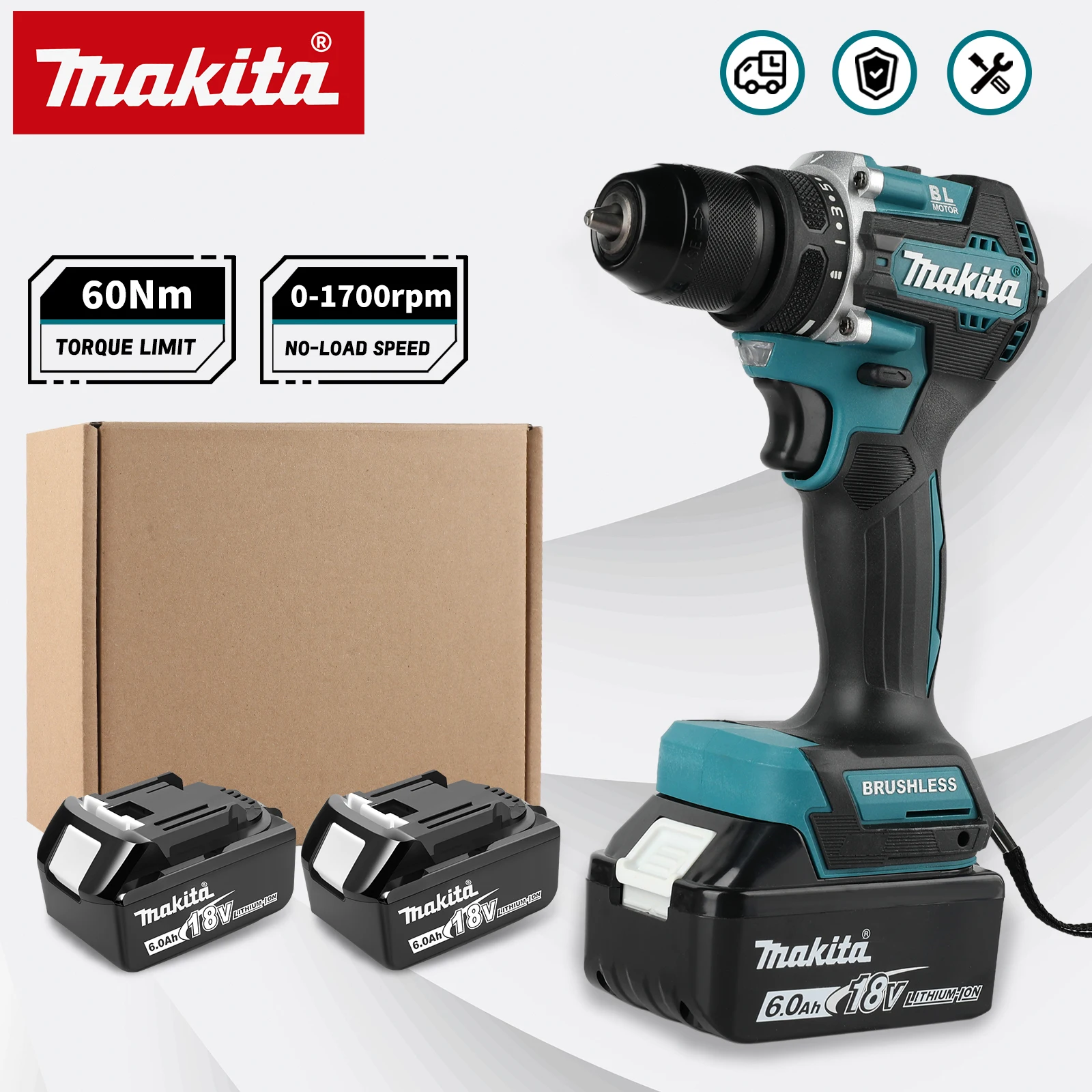 Makita DDF487 18V Lithium Dril - огляд і ціна Makita Drill Ddf484
