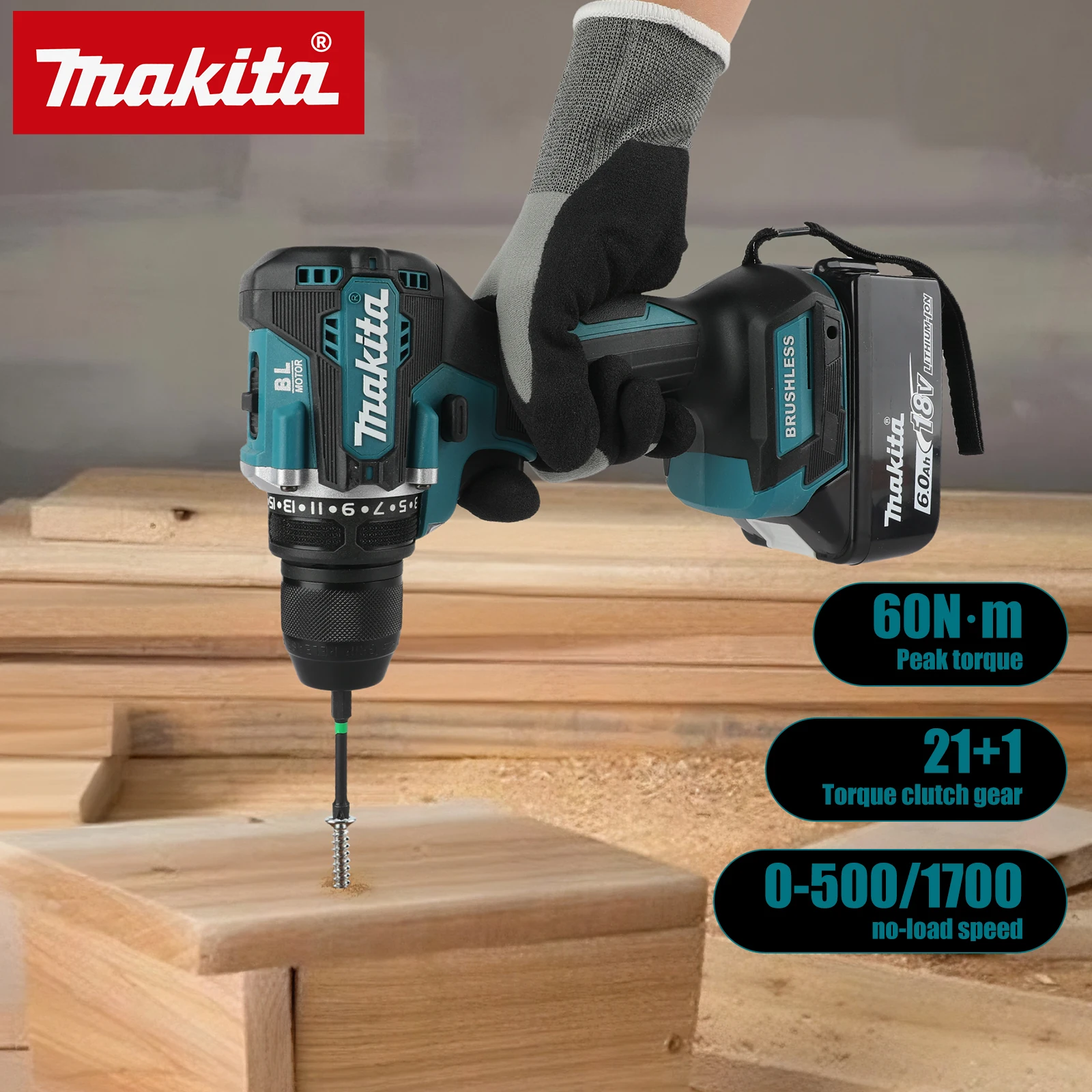 Makita DDF487 18V Lithium Dril - огляд і ціна Makita Drill Ddf484