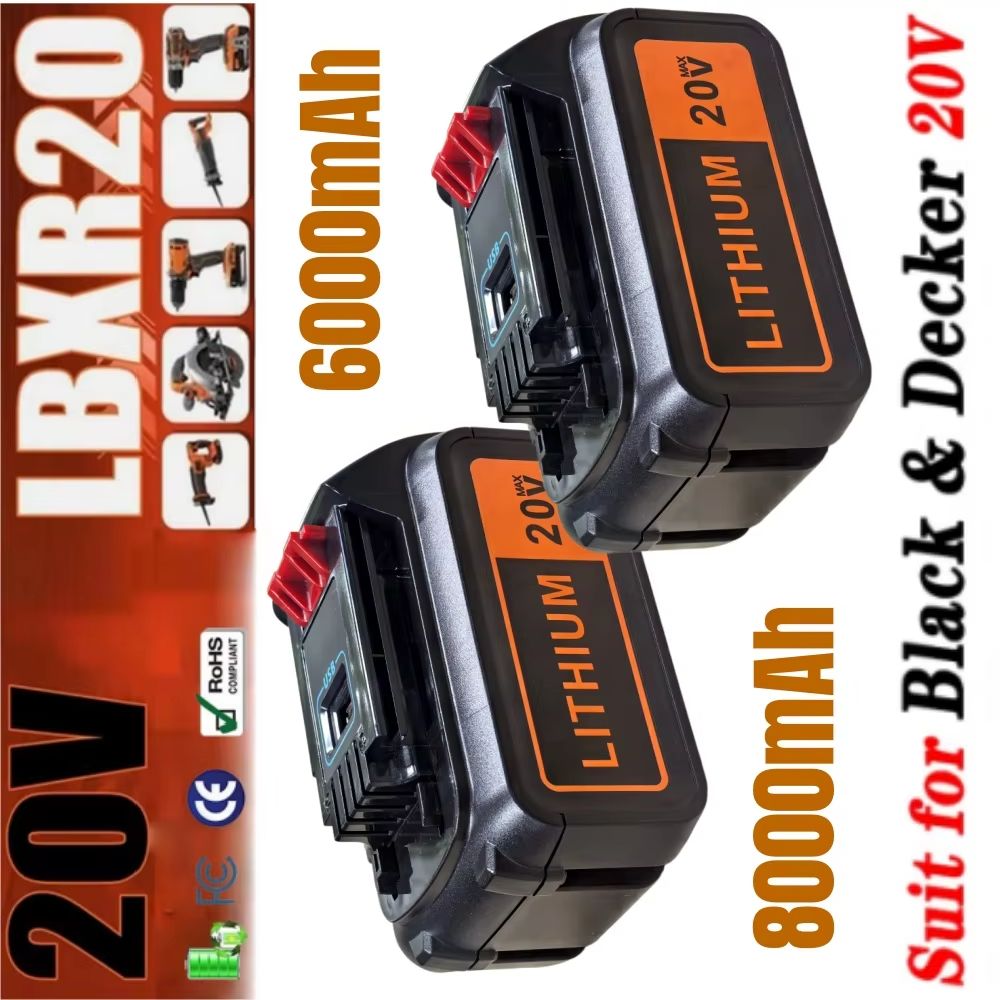 8Ah High Capacity Replacement  - огляд і ціна Black+Decker Tool 20V Max