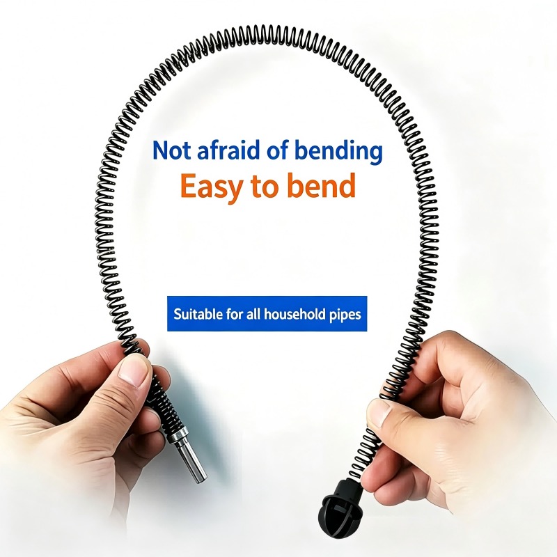 Dual-Drive Drain Cleaning Tool - огляд і ціна Pipe Bending Spring