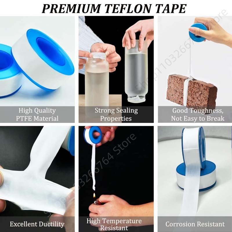 1/5/10Pcs PTFE Water Pipe Tape - огляд і ціна Ptfe Tape Thread