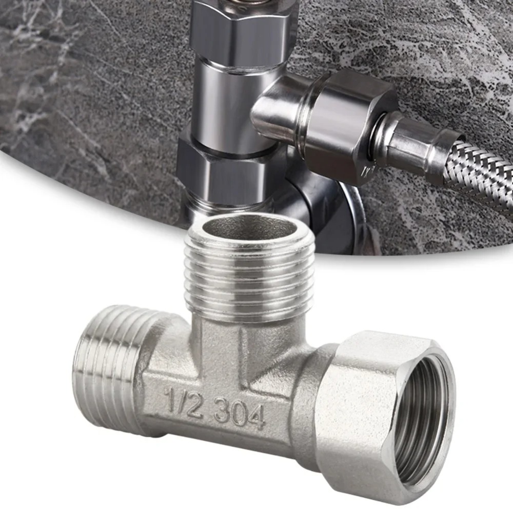 G1/2 Stainless Steel T Adapter - огляд і ціна Shower Valve Cartridge