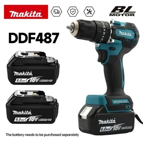Makita 100%Original DDF487 Cor - огляд і ціна Makita Drill Ddf484