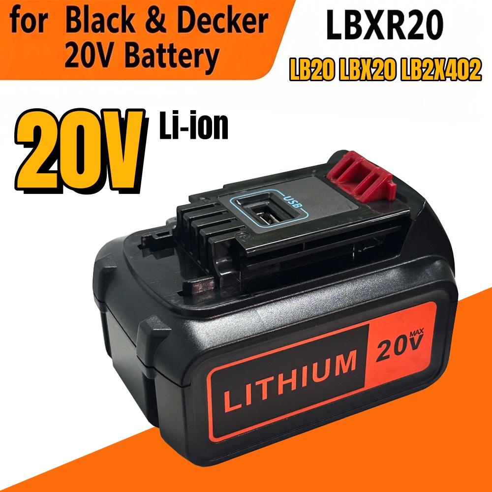 🏗️ 20V 8Ah LBX20 Replacement f - огляд і ціна Black+Decker Tool 20V Max