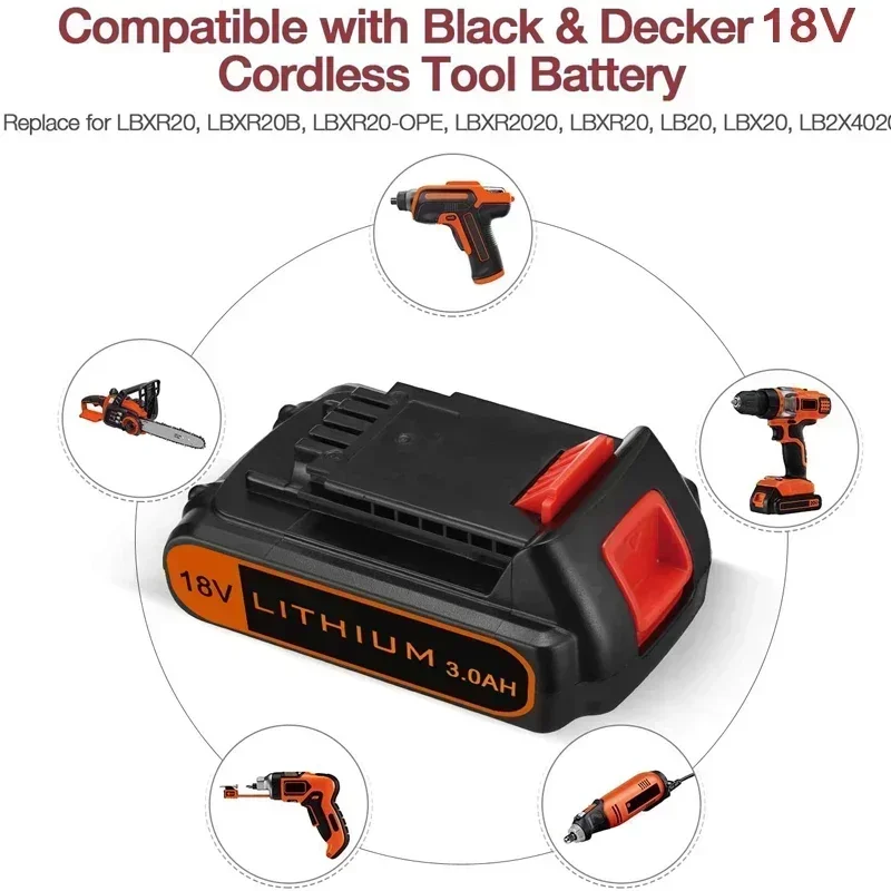 18V  3.0Ah BL2018 Replacement  - огляд і ціна Black+Decker Tool 20V Max