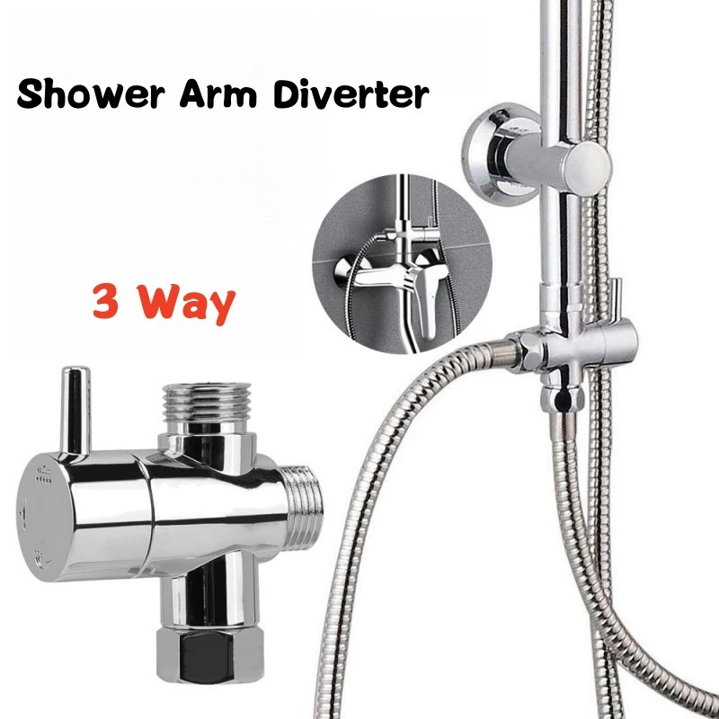 Brass Metal 3 Way Shower Head  - огляд і ціна Shower Valve Cartridge