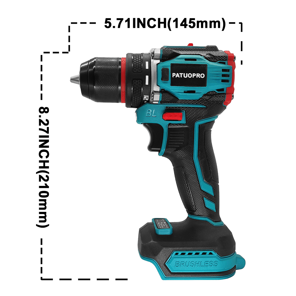 PATUOPRO 21V Wireless Brushles - огляд і ціна Makita Drill Ddf484
