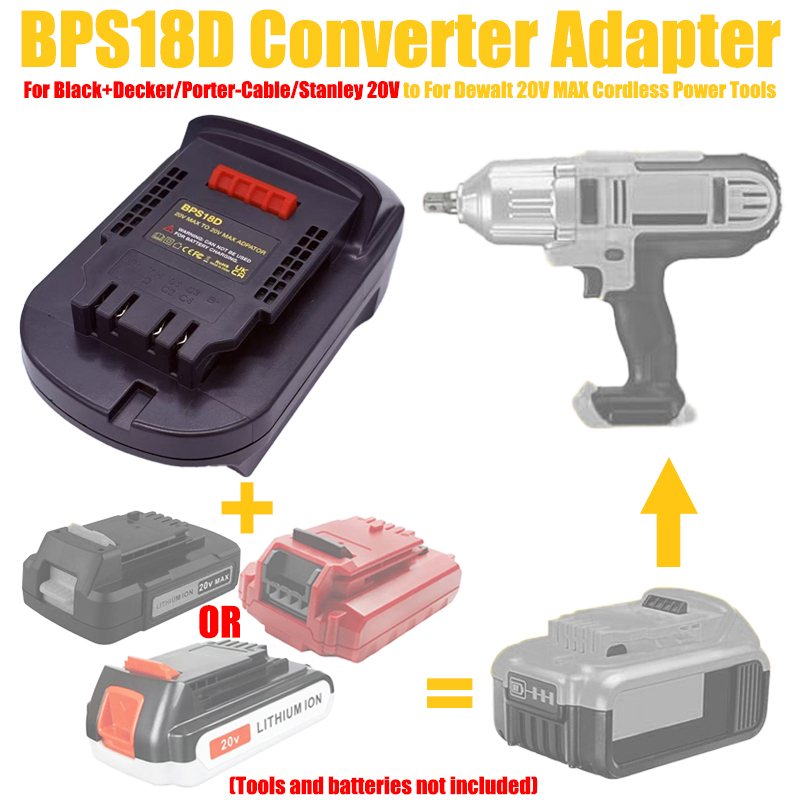 HAKSINKY BPS18D Adapter for Bl - огляд і ціна Black+Decker Tool 20V Max