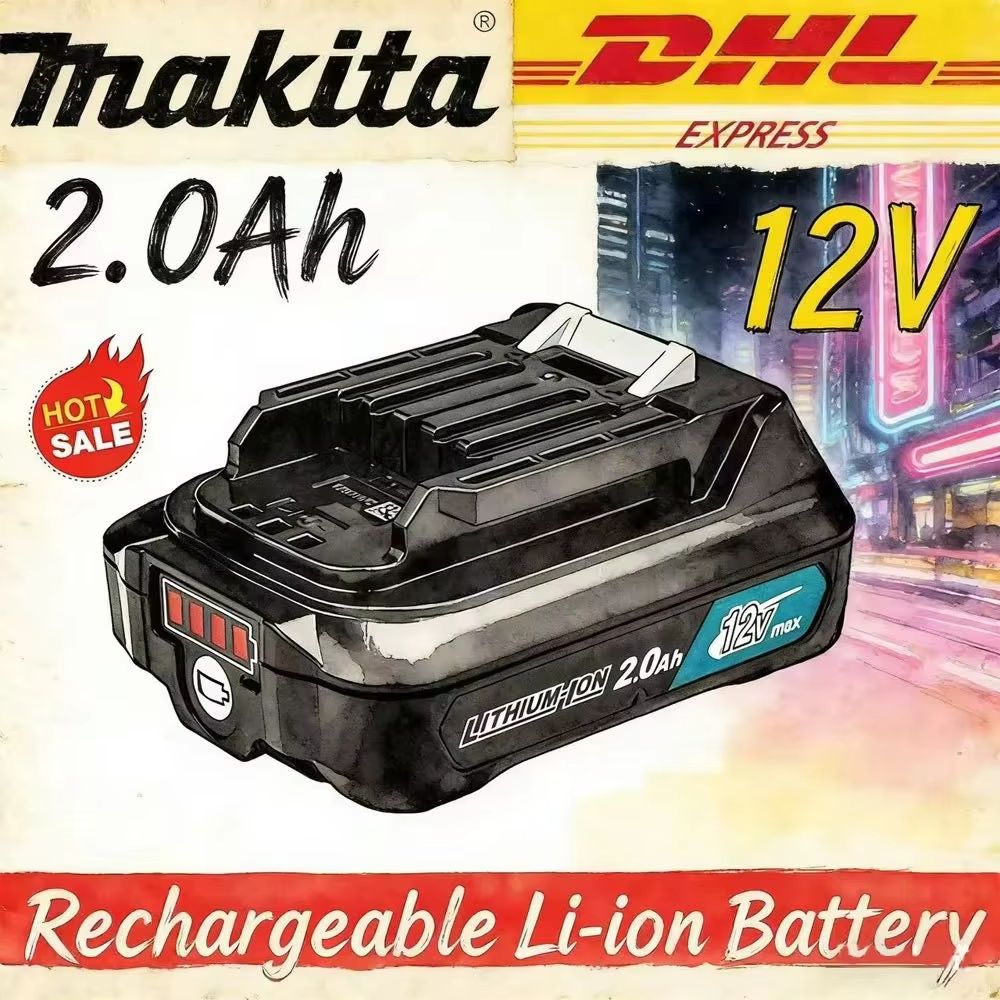 *** 2.0Ah Rechargeable Li-ion  - огляд і ціна Makita Drill Hp1640