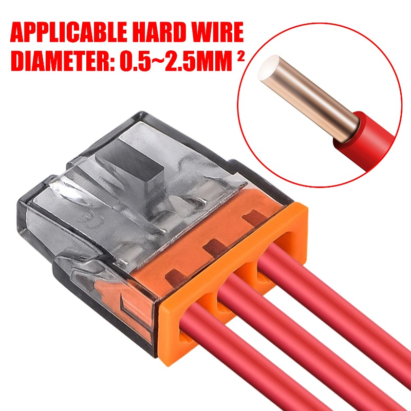 3 Holes Electrical Wire Quick  - огляд і ціна Push Fit Connector