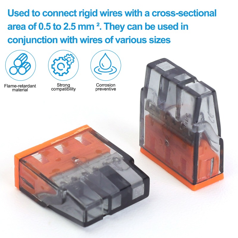 3 Holes Electrical Wire Quick  - огляд і ціна Push Fit Connector