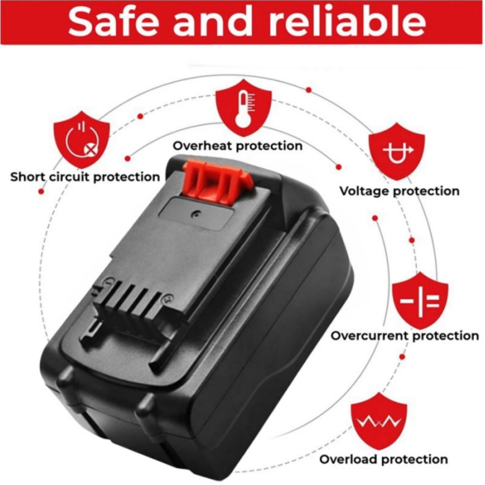 Long Runtime 20V 8000mAh 8.0Ah - огляд і ціна Black+Decker Tool 20V Max